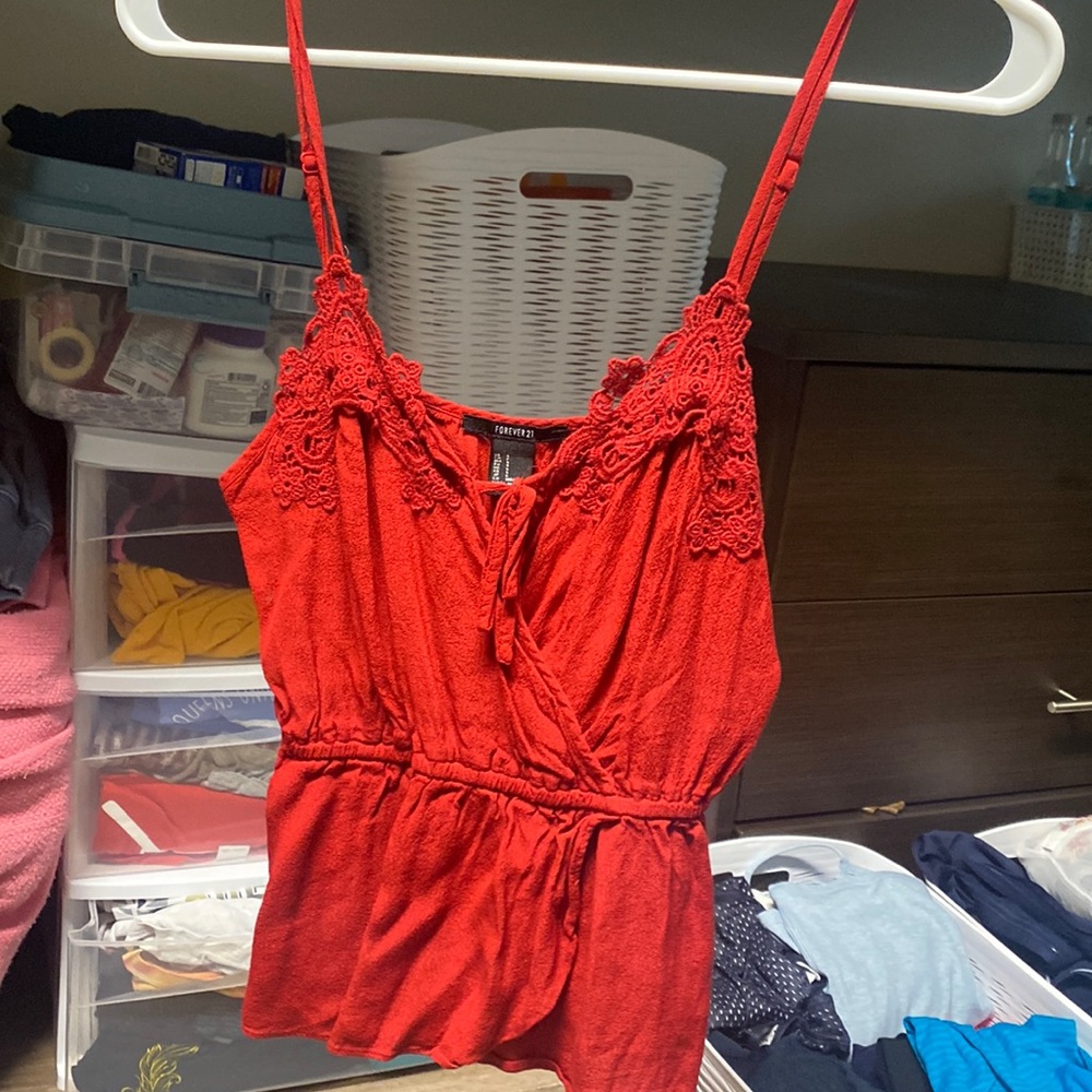 Forever 21 red tank